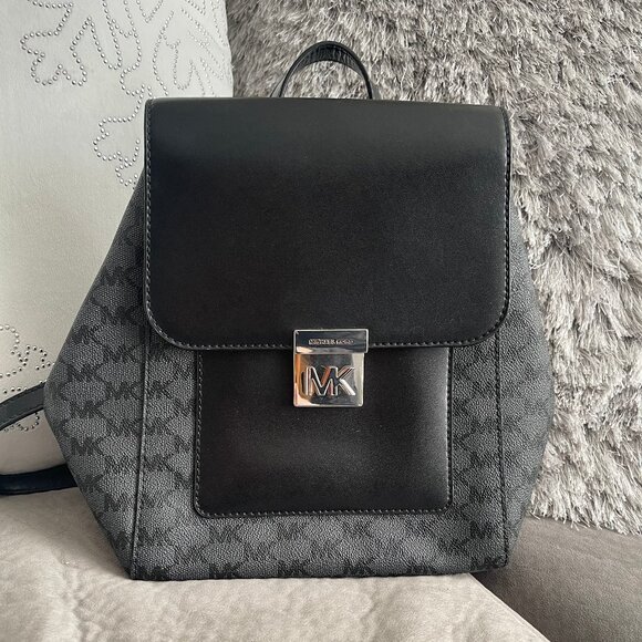 Black & Gray MK Backpack - Picture 1 of 6